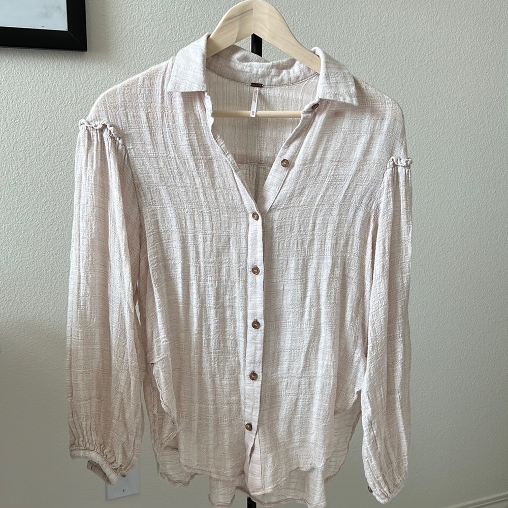 Free People Button Down